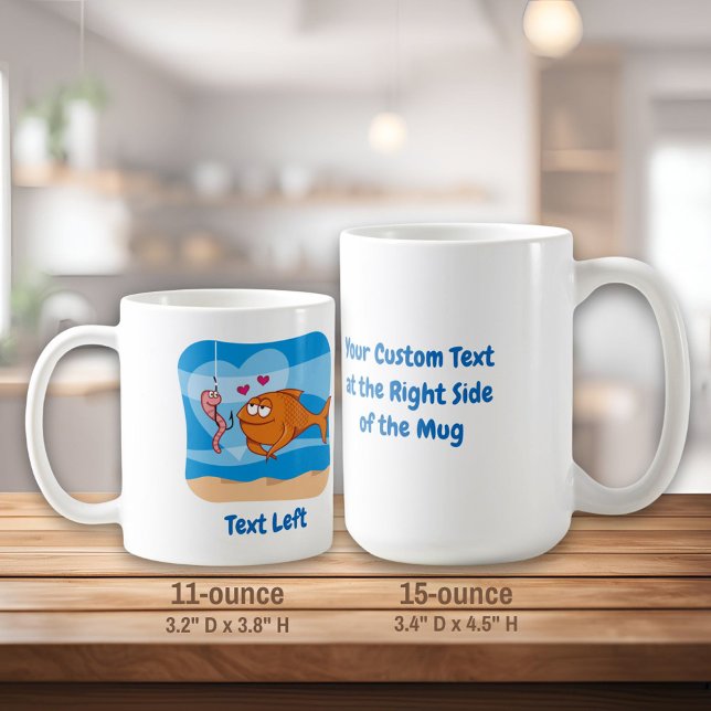 Fish and Bait in Love Coffee Mug (Creator Uploaded)