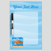 Fish and Bait in Love Dry-Erase Board