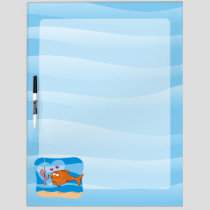 Fish and Bait in Love Dry-Erase Board