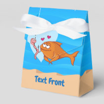 Fish and Bait in Love Favor Box