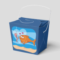 Fish and Bait in Love Favor Box