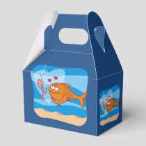 Fish and Bait in Love Favor Box