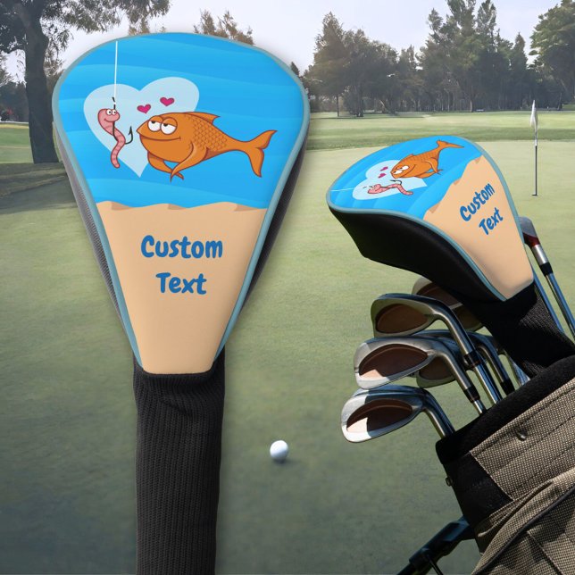 Fish and Bait in Love Golf Head Cover (Creator Uploaded)