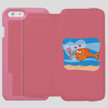 Fish and Bait in Love iPhone 6/6s Wallet Case