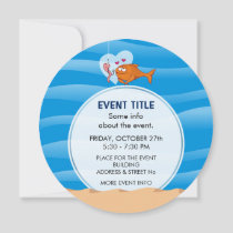 Fish and Bait in Love Invitation