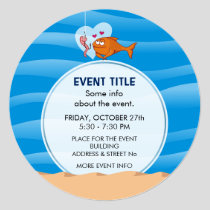 Fish and Bait in Love Invitation