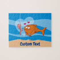 Fish and Bait in Love Jigsaw Puzzle