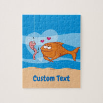 Fish and Bait in Love Jigsaw Puzzle