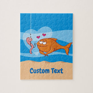 Fish and Bait in Love Jigsaw Puzzle