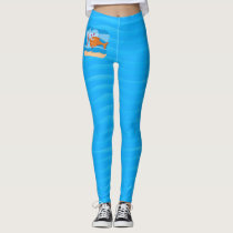 Fish and Bait in Love Leggings