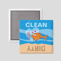 Fish and Bait in Love Magnet