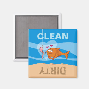 Fish and Bait in Love Magnet