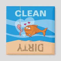 Fish and Bait in Love Magnet