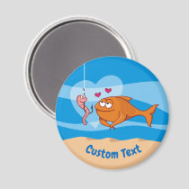 Fish and Bait in Love Magnet