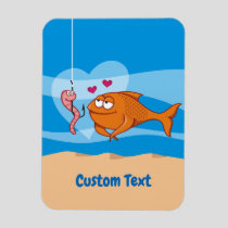 Fish and Bait in Love Magnet