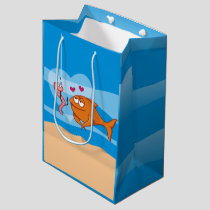 Fish and Bait in Love Medium Gift Bag