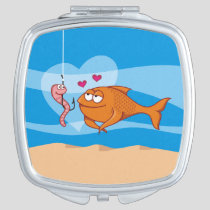 Fish and Bait in Love Mirror For Makeup