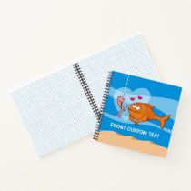 Fish and Bait in Love Notebook