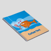 Fish and Bait in Love Notebook