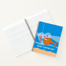Fish and Bait in Love Notebook