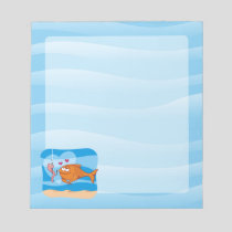 Fish and Bait in Love Notepad