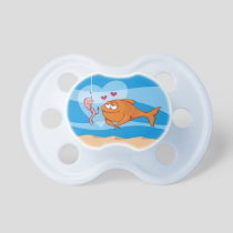 Fish and Bait in Love Pacifier