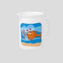 Fish and Bait in Love Pitcher