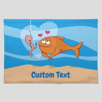 Fish and Bait in Love Placemat