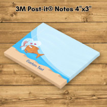 Fish and Bait in Love Post-it Notes