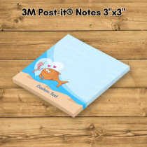 Fish and Bait in Love Post-it Notes