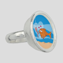 Fish and Bait in Love Ring