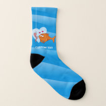 Fish and Bait in Love Socks