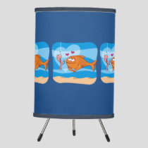 Fish and Bait in Love Tripod Lamp