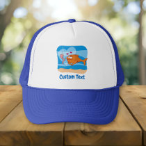 Fish and Bait in Love Trucker Hat