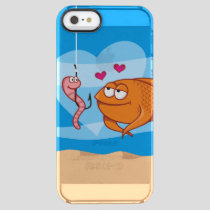 Fish and Bait in Love Clear iPhone SE/5/5s Case