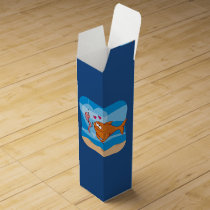 Fish and Bait in Love Wine Gift Box
