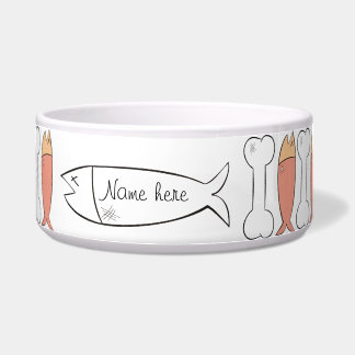 Fish and Bone Bowl - LARGE