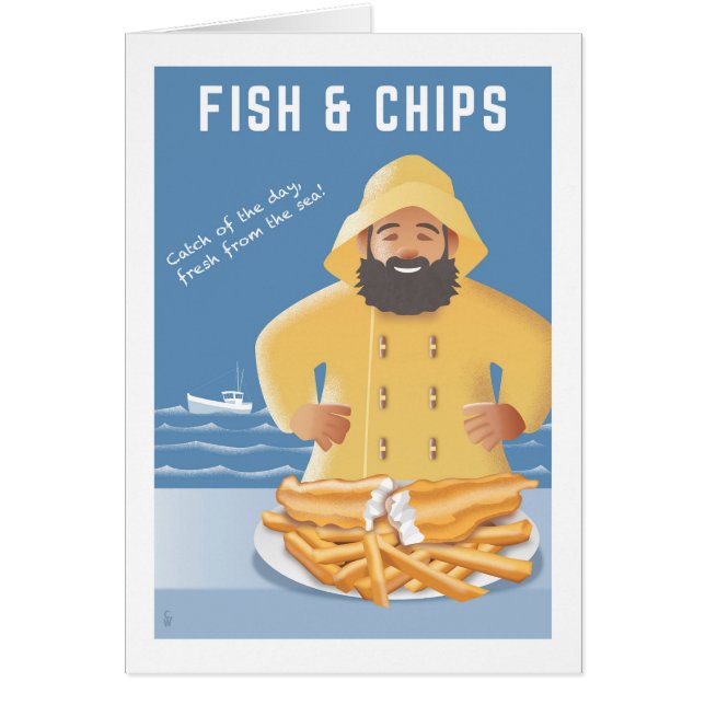 Fish and Chips card (Front)