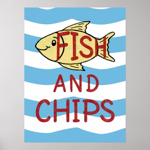 Fish and Chips Poster