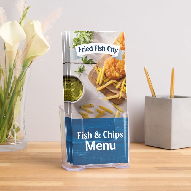Fish and Chips | Seafood Restaurant | Template  Brochure (Insitu)