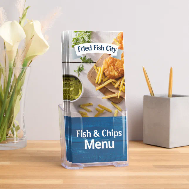 Fish and Chips | Seafood Restaurant | Template Brochure
