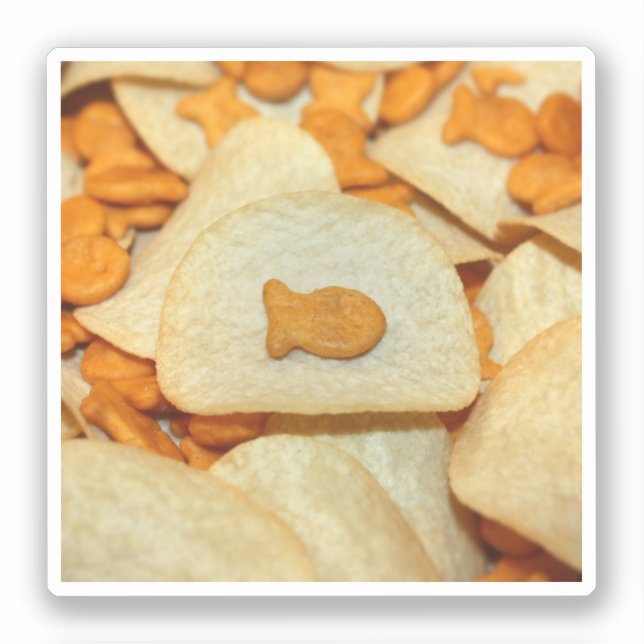 Fish and Chips Sticker (Front)