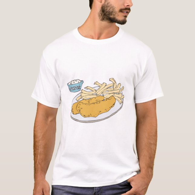 fish and chips T-Shirt (Front)