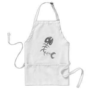 Fish and cook adult apron