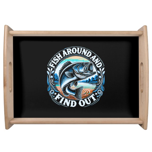 Fish and Find Out Design Serving Tray (Front)