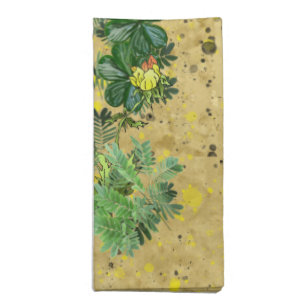 Fish and Florals Cloth Napkin