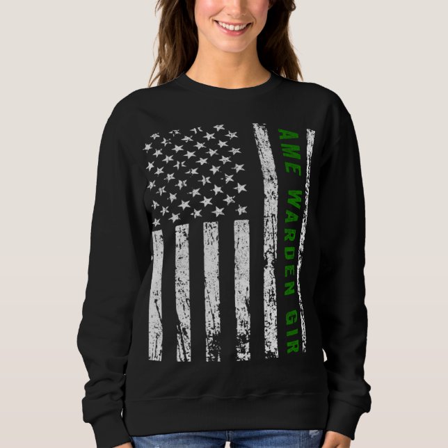 Fish And Game Warden Girl Sweatshirt (Front)