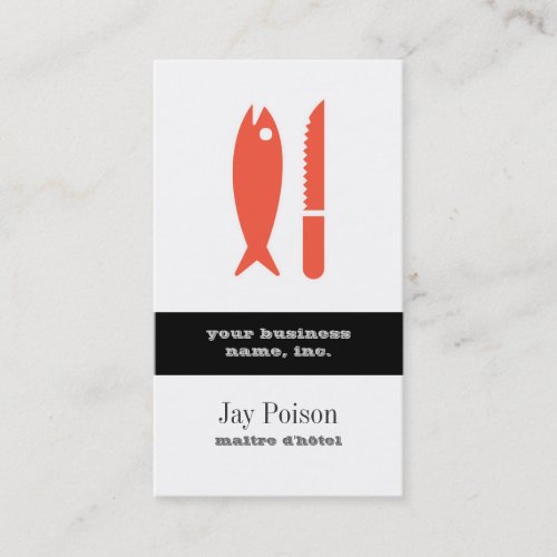 Fish and Knife Business Card