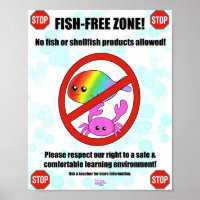 Fish and Shellfish Allergy Poster