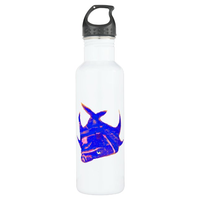 Fish Angel 905 jGibney The MUSEUM Zazzle Gifts Stainless Steel Water Bottle (Front)